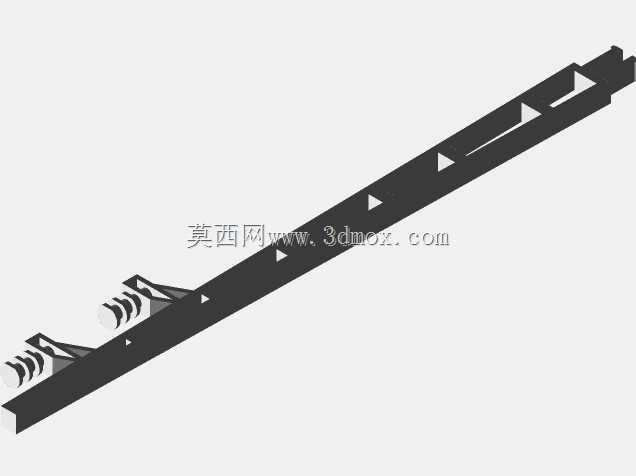 模型铁路用接触网支柱(1:32,开放铁路)