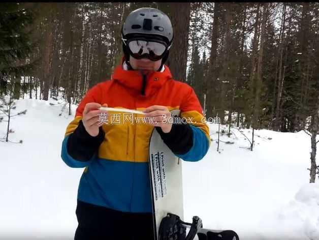 滑雪板捆绑带