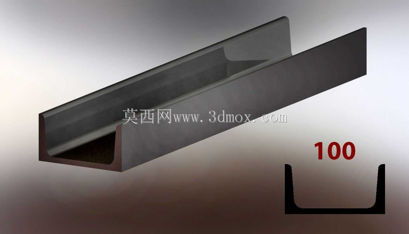 U-Profil 100 DIN 1026-1