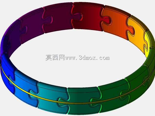 拼图手镯