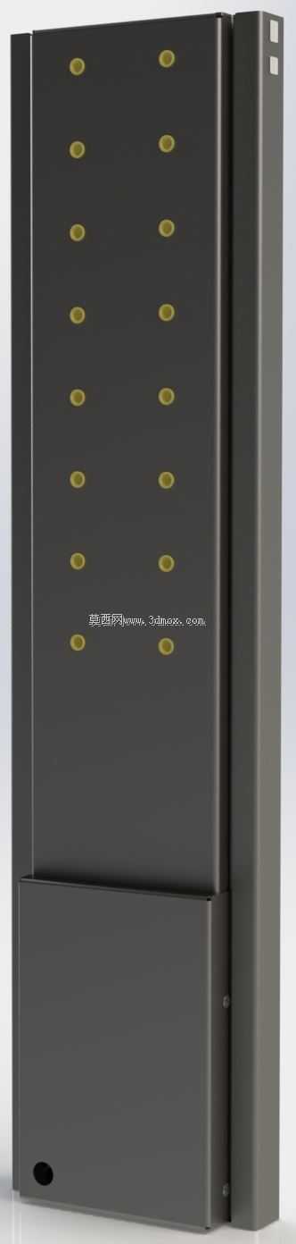 电视升降机,提升高度为460 mm和570 mm Solidworks 13