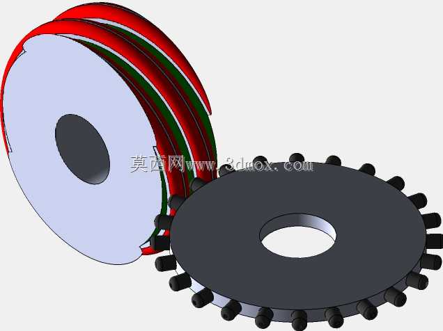 SolidWorks实习用弧面凸轮分度仪