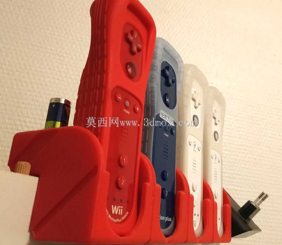 垂直木板上的Wiimote支架