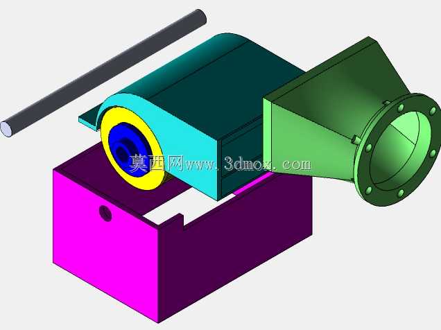 用于SolidWorks实践的贯流式水轮机