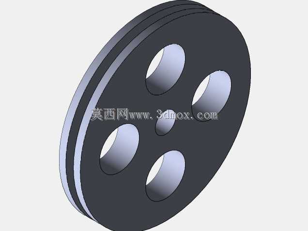 SolidWorks中的螺杆式水轮机