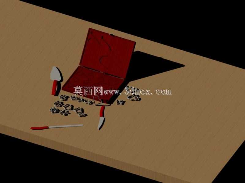 盒子里的饼干切割器