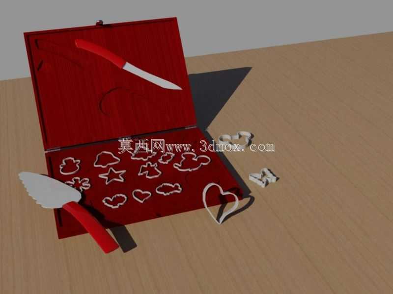 盒子里的饼干切割器