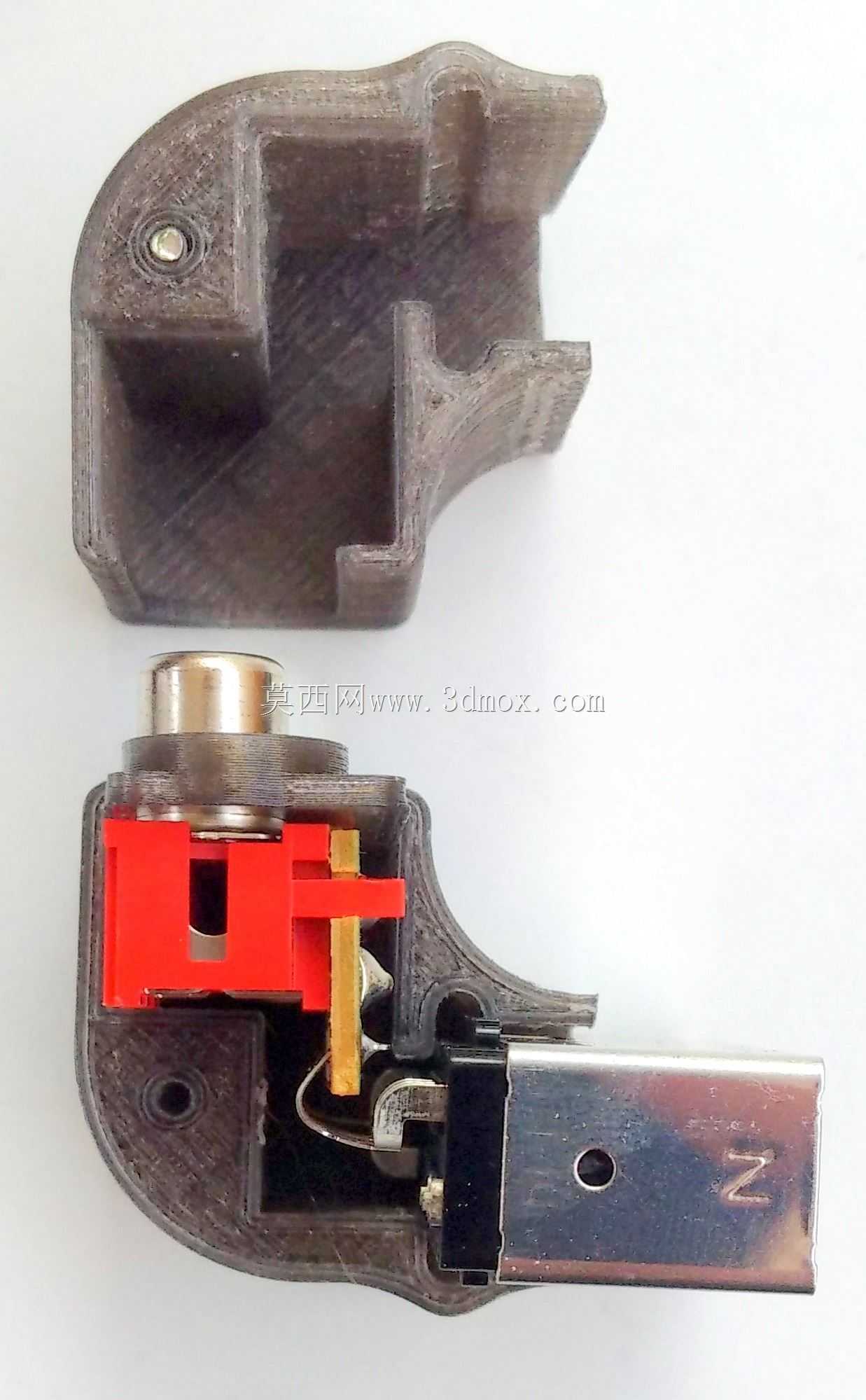 3D打印90°RCA\u003eSCART外壳