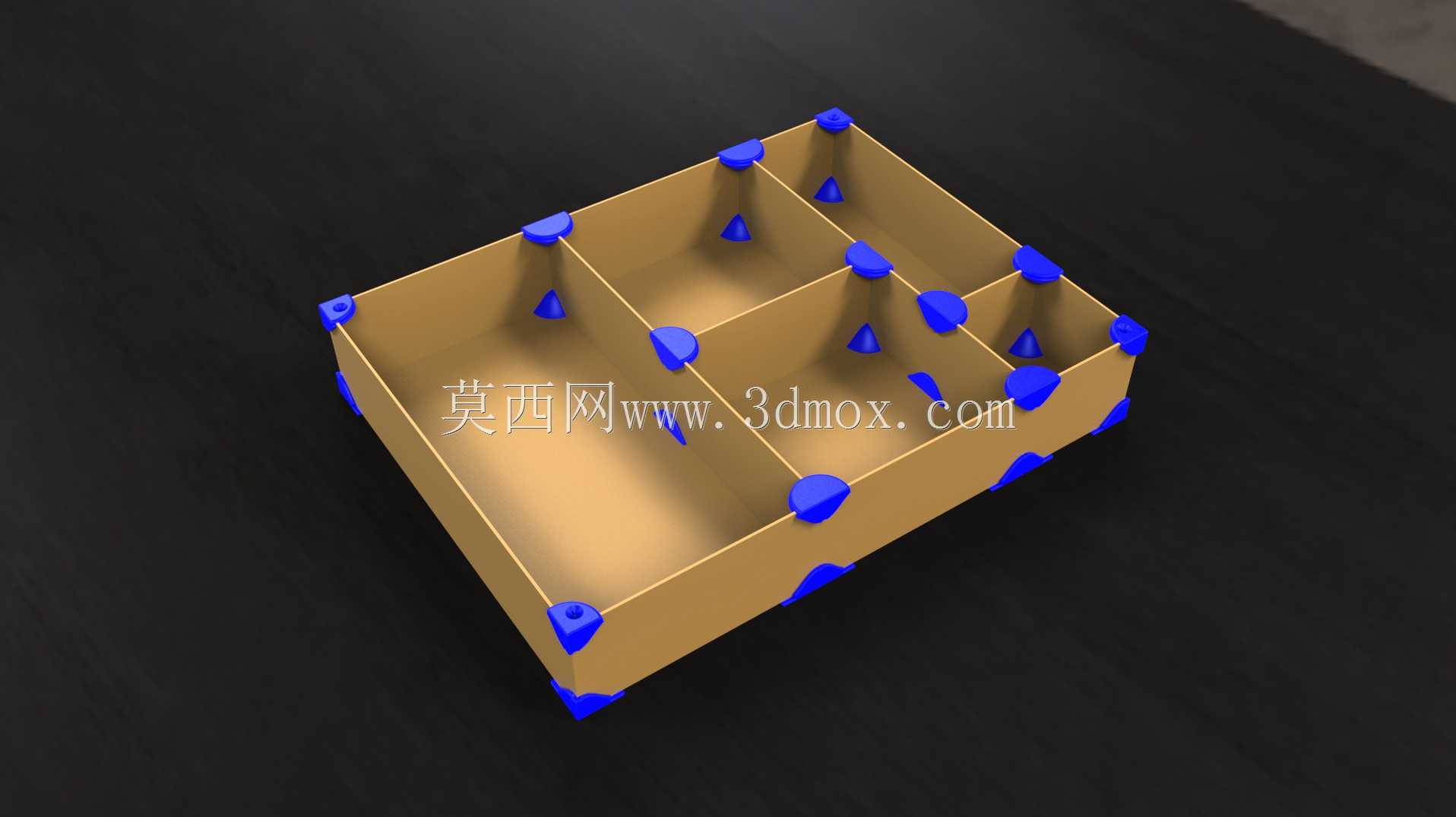 分隔盒的3D打印角