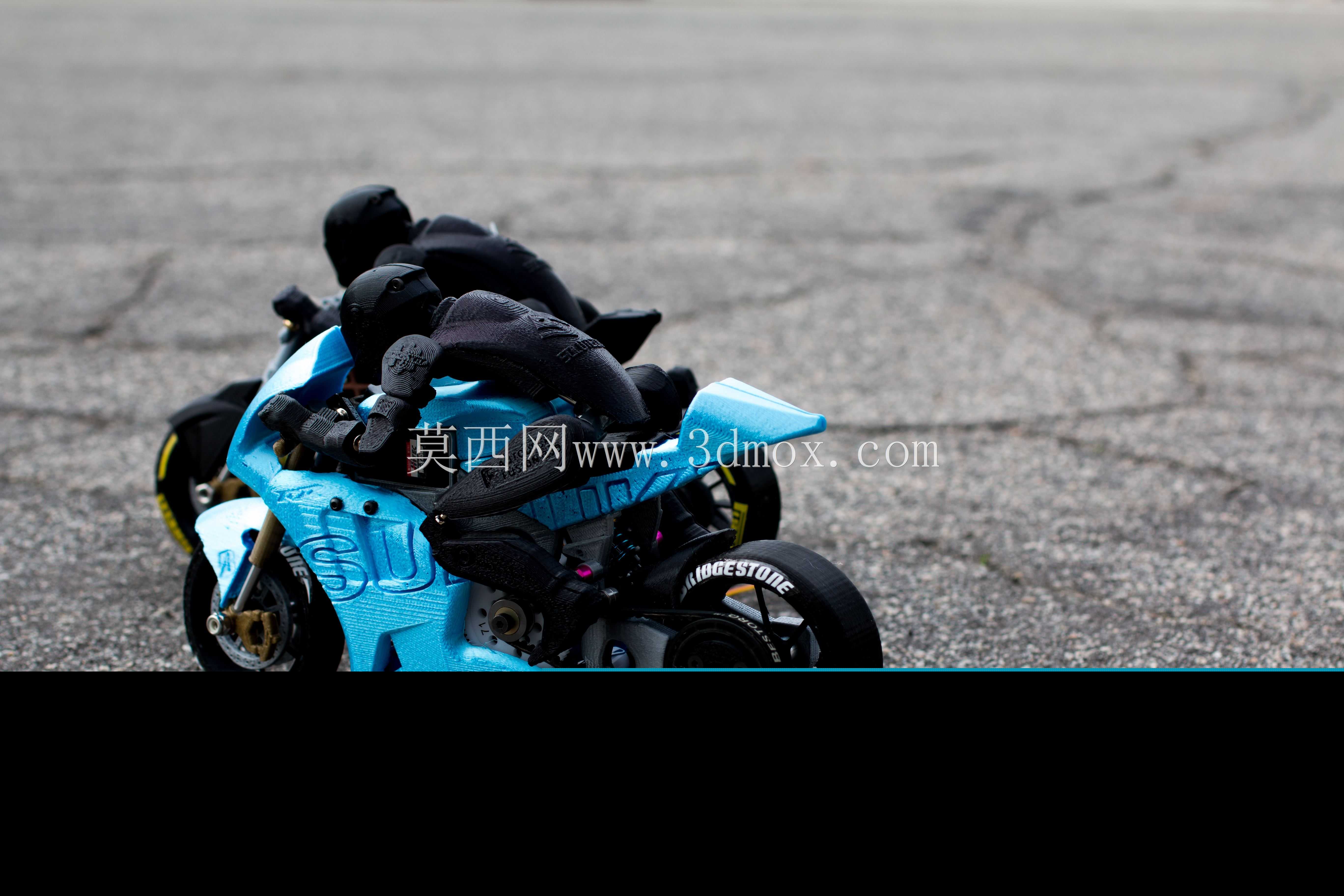 2016铃木GSX-RR MotoGP 3d印刷RC摩托车