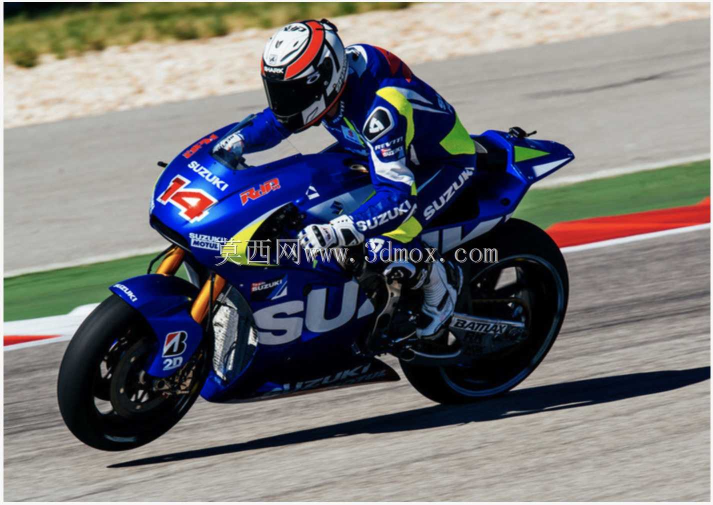 2016铃木GSX-RR MotoGP 3d印刷RC摩托车