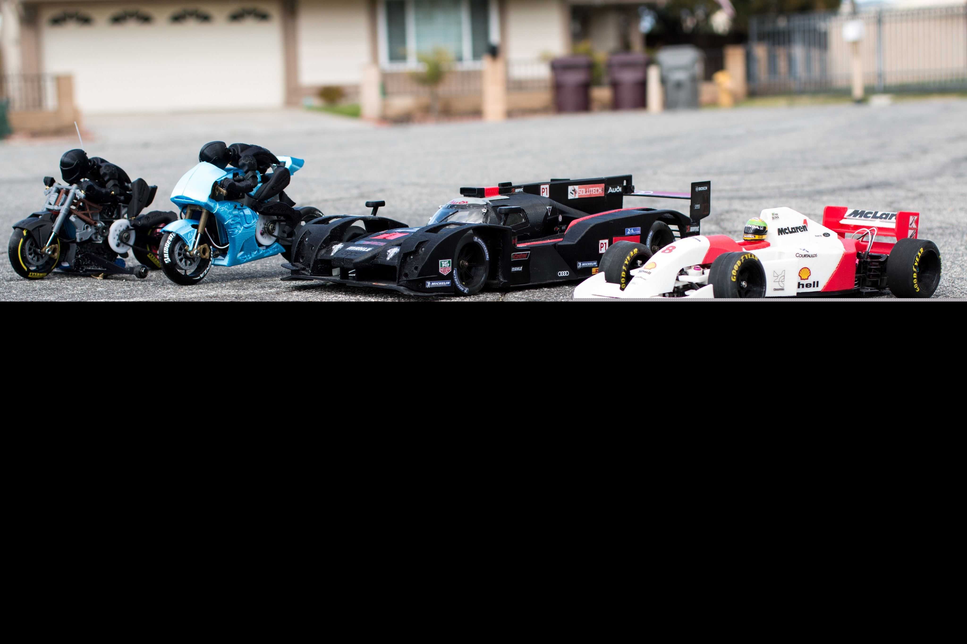 2016铃木GSX-RR MotoGP 3d印刷RC摩托车