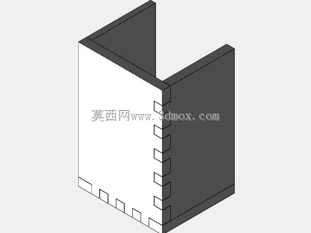 木制品盒形接头的自动生成