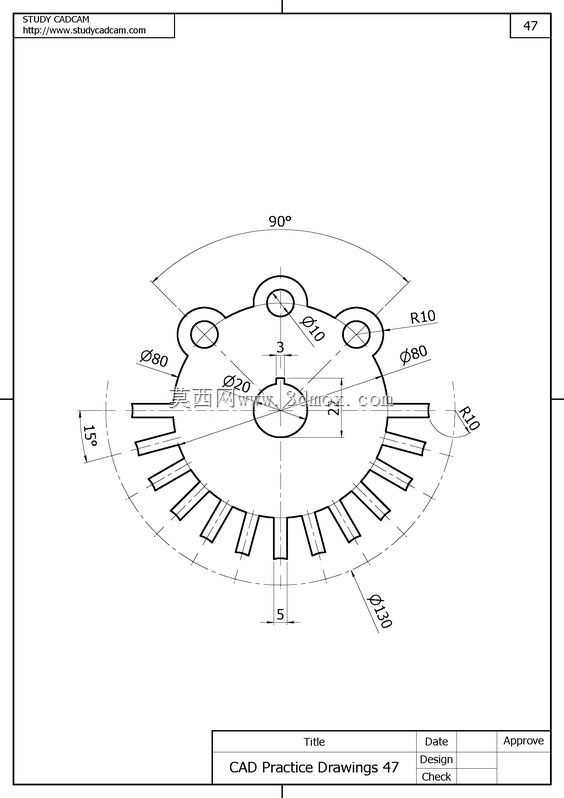 AUTOCAD 2D��ϰ