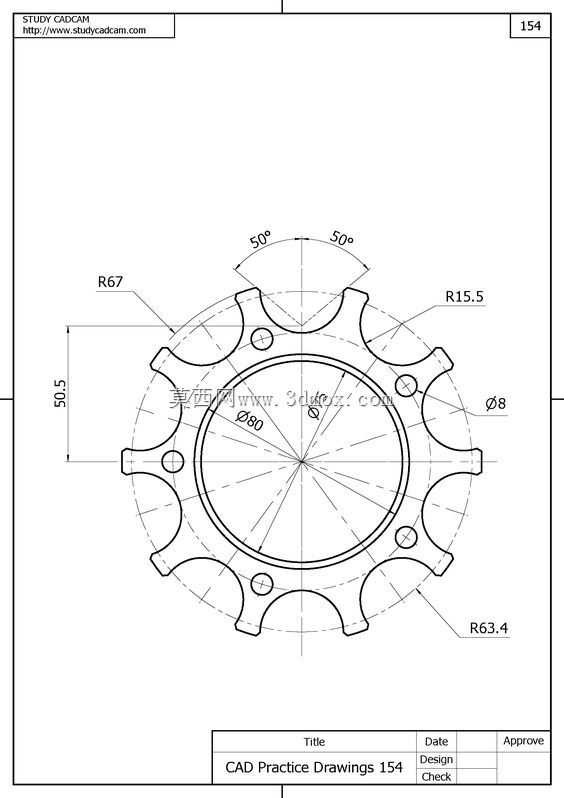AUTOCAD 2D��ϰ
