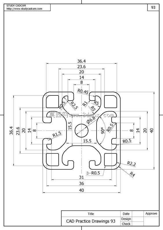 AUTOCAD 2D��ϰ