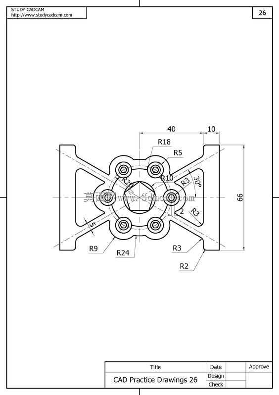 AUTOCAD 2D��ϰ