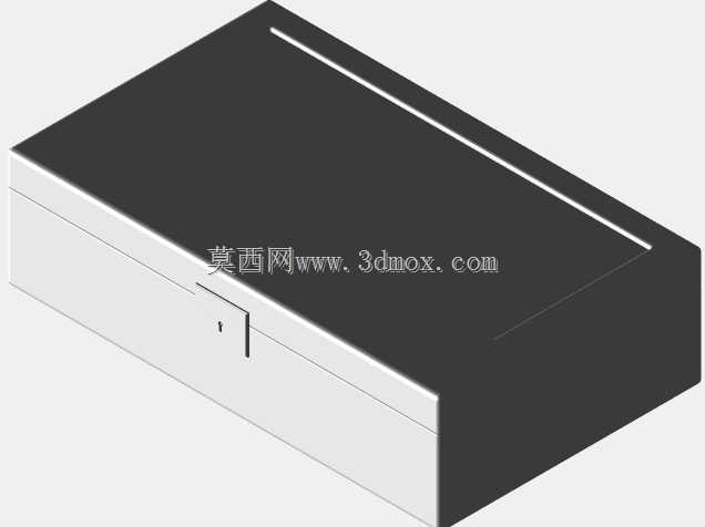 带10个插槽的手表盒-黑色真皮