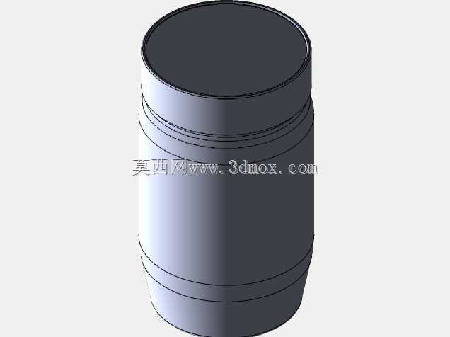 Jif花生酱罐+混合物+stl+sldprt16