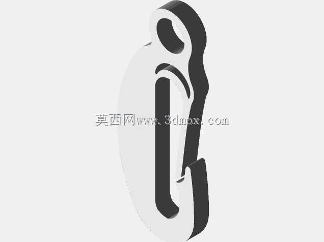 雅马哈型摩托艇灭火开关夹,可打印。