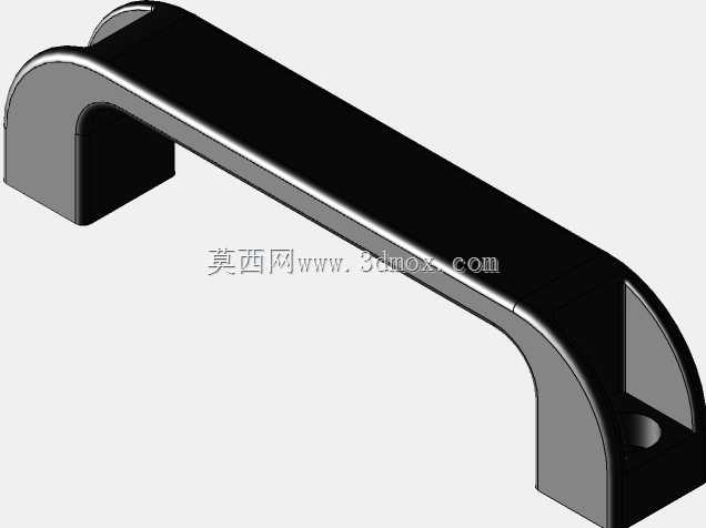 铝型材门把手165mm