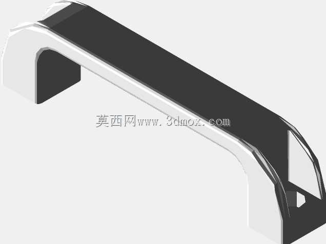 铝型材门把手165mm