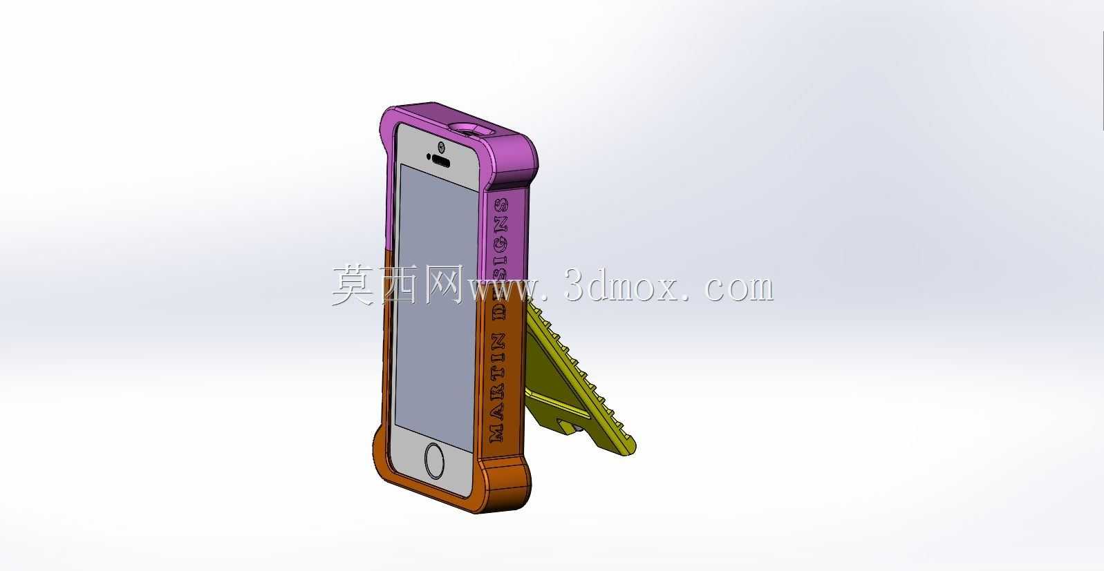 带无缝集成翻盖支架的iPhone 6 SE手机壳