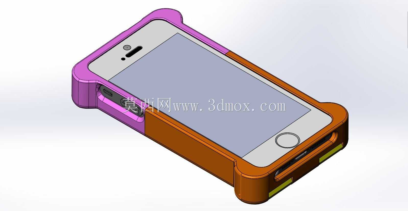 带无缝集成翻盖支架的iPhone 6 SE手机壳