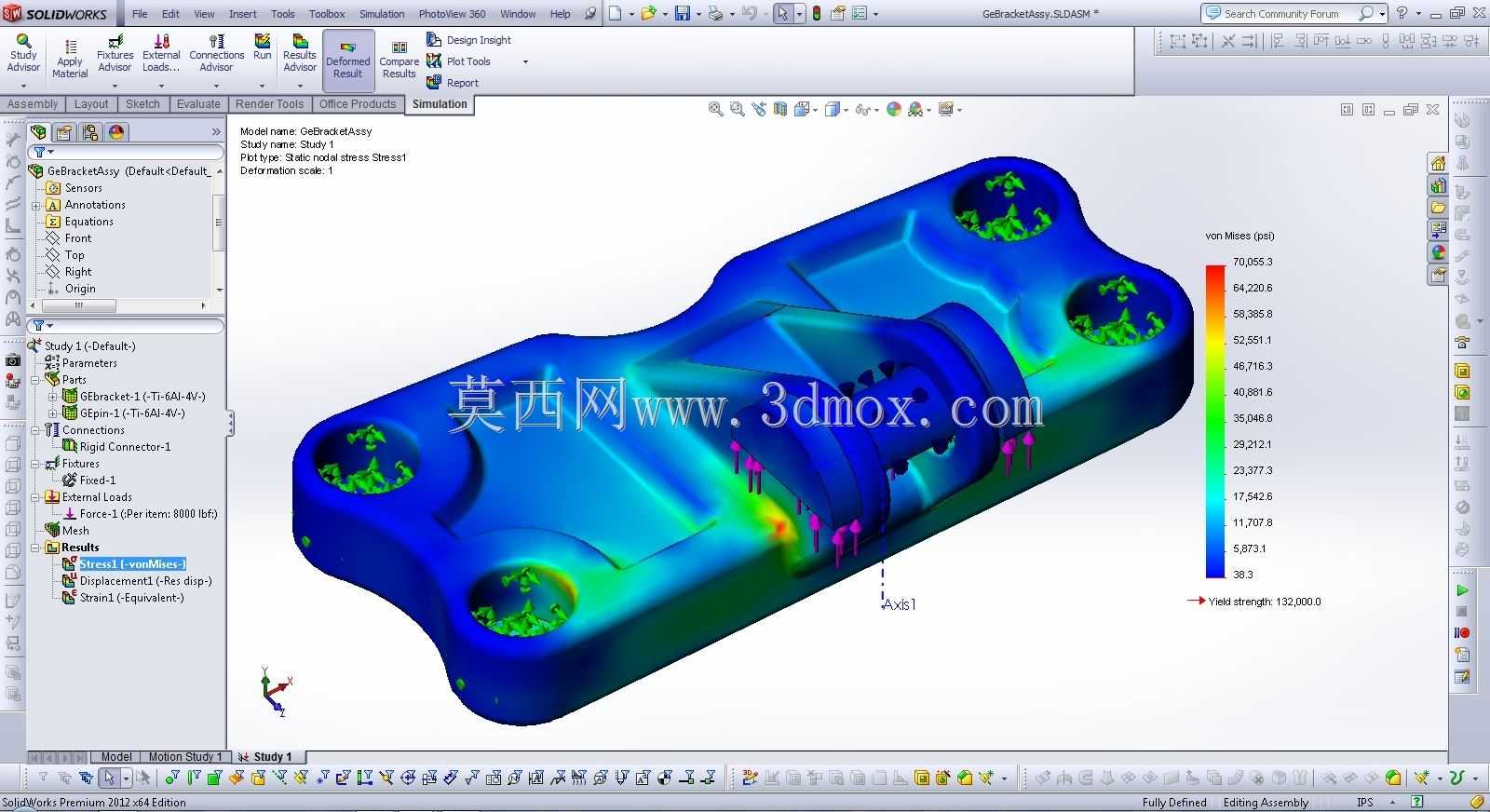 教程-如何在Solidworks中创建静态应力分析模拟?