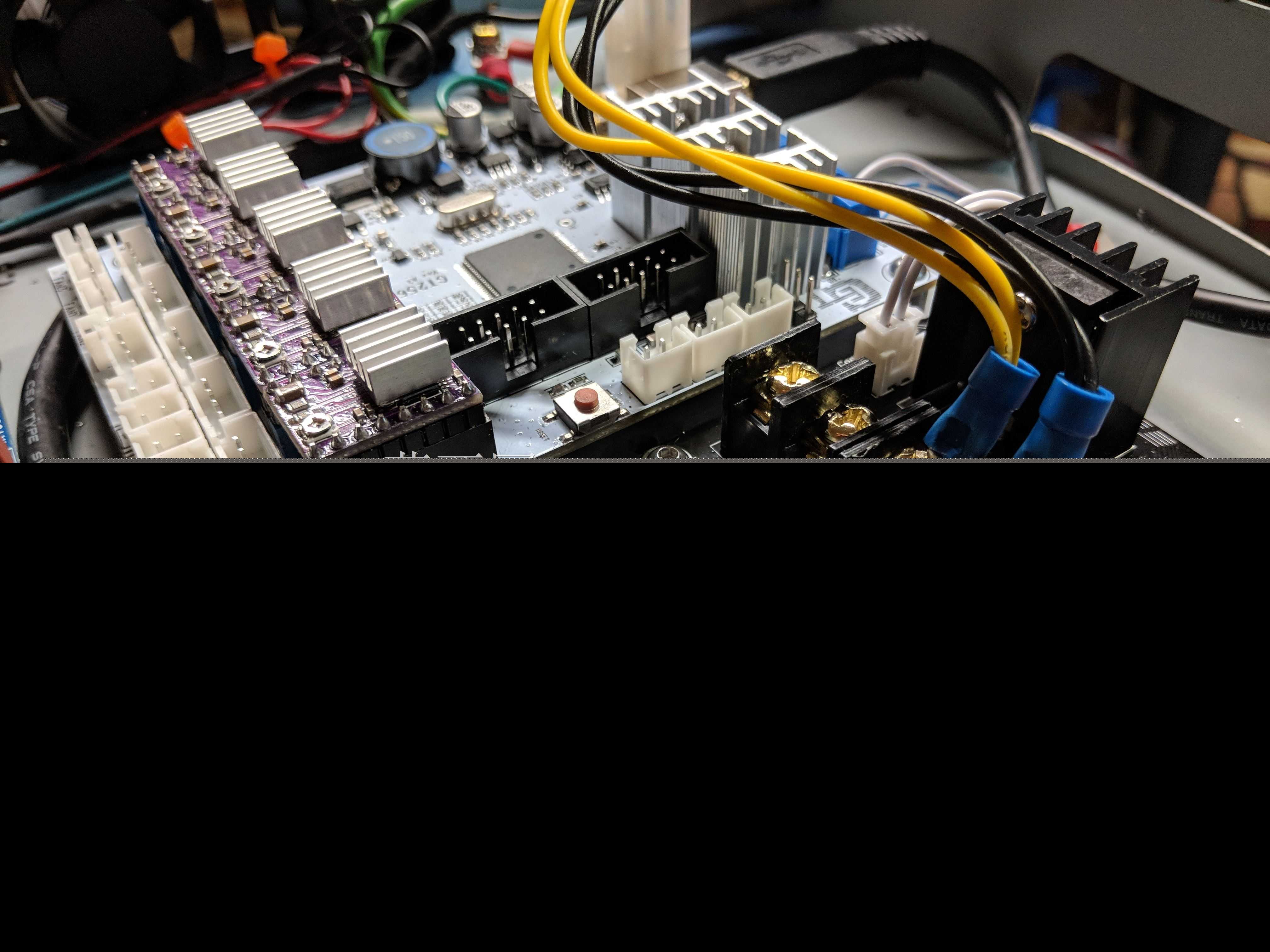 Biqu 3D打印机热床mosfet安装板。