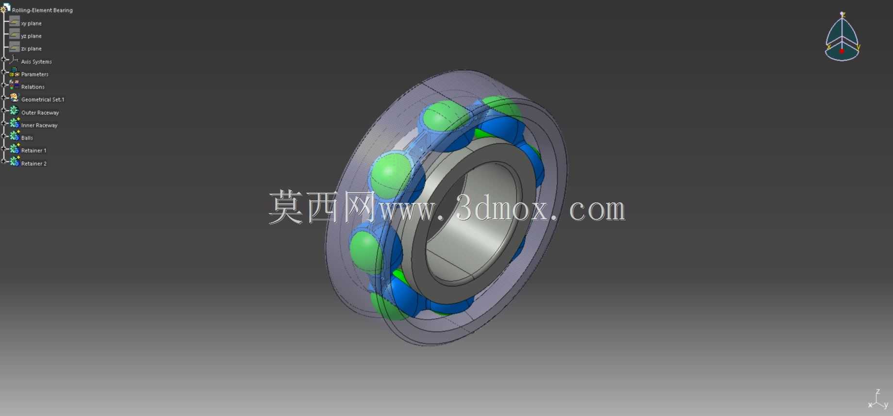 滚动轴承模型