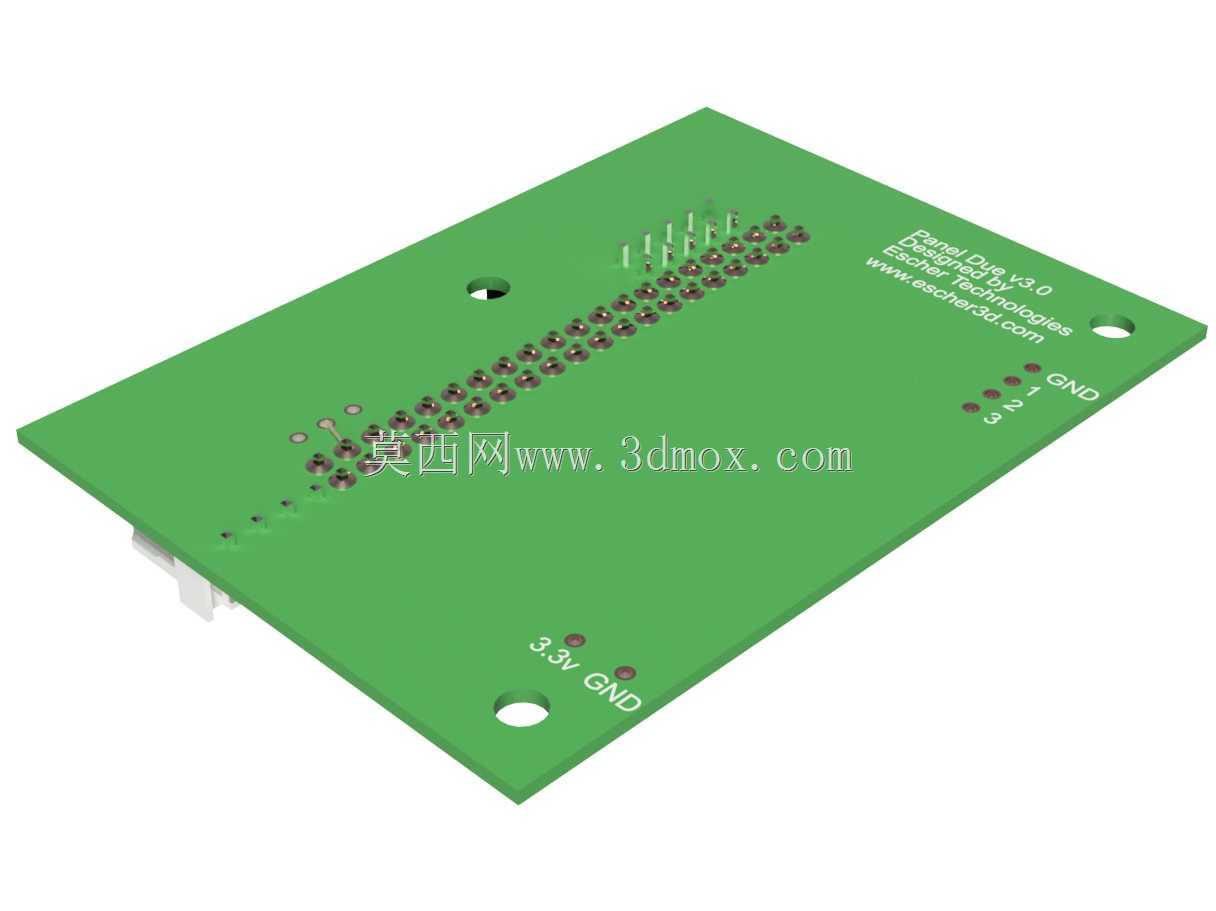 PanelDue后PCB版本3