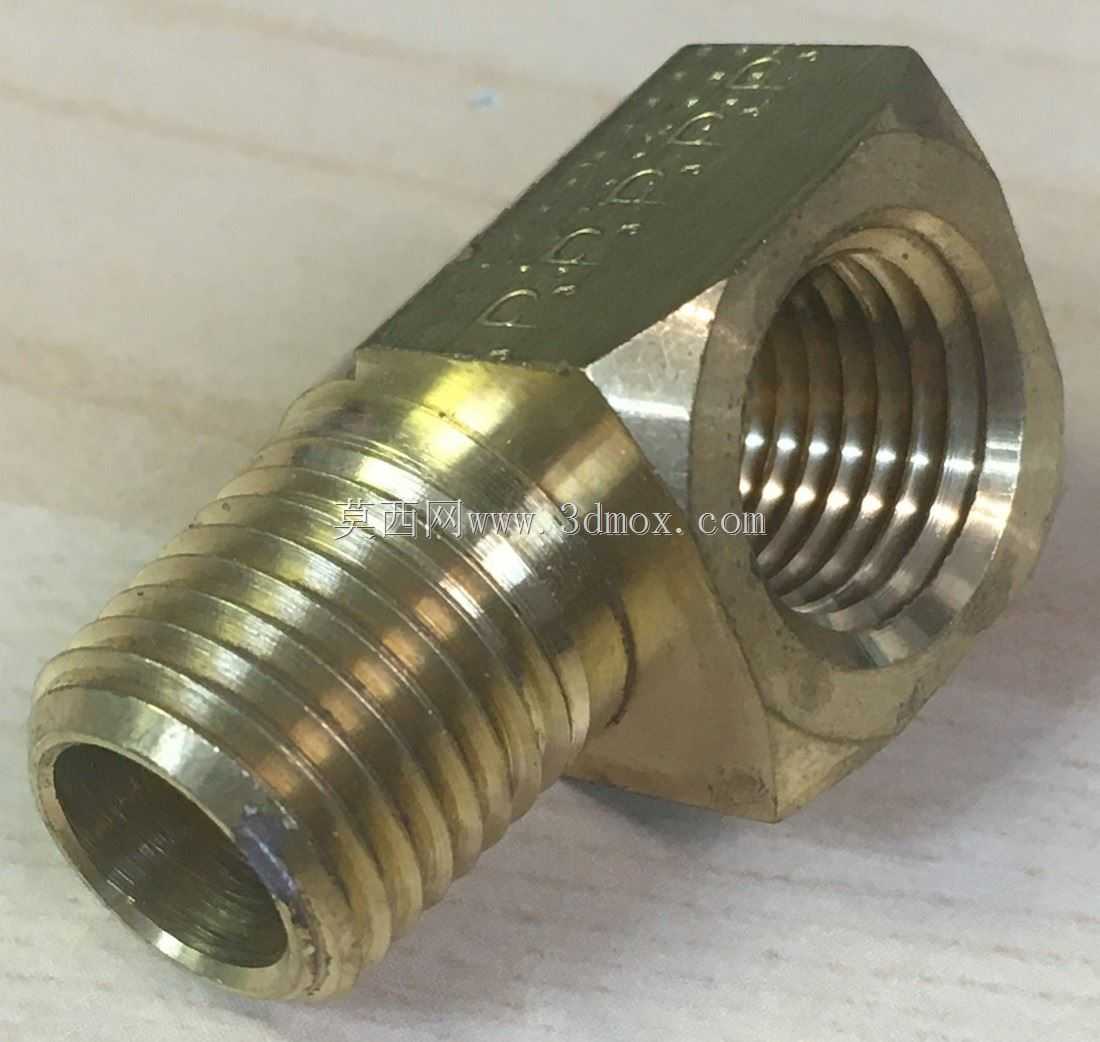 1/4英寸MNPT X 1/4英寸FNPT 90度弯头管件