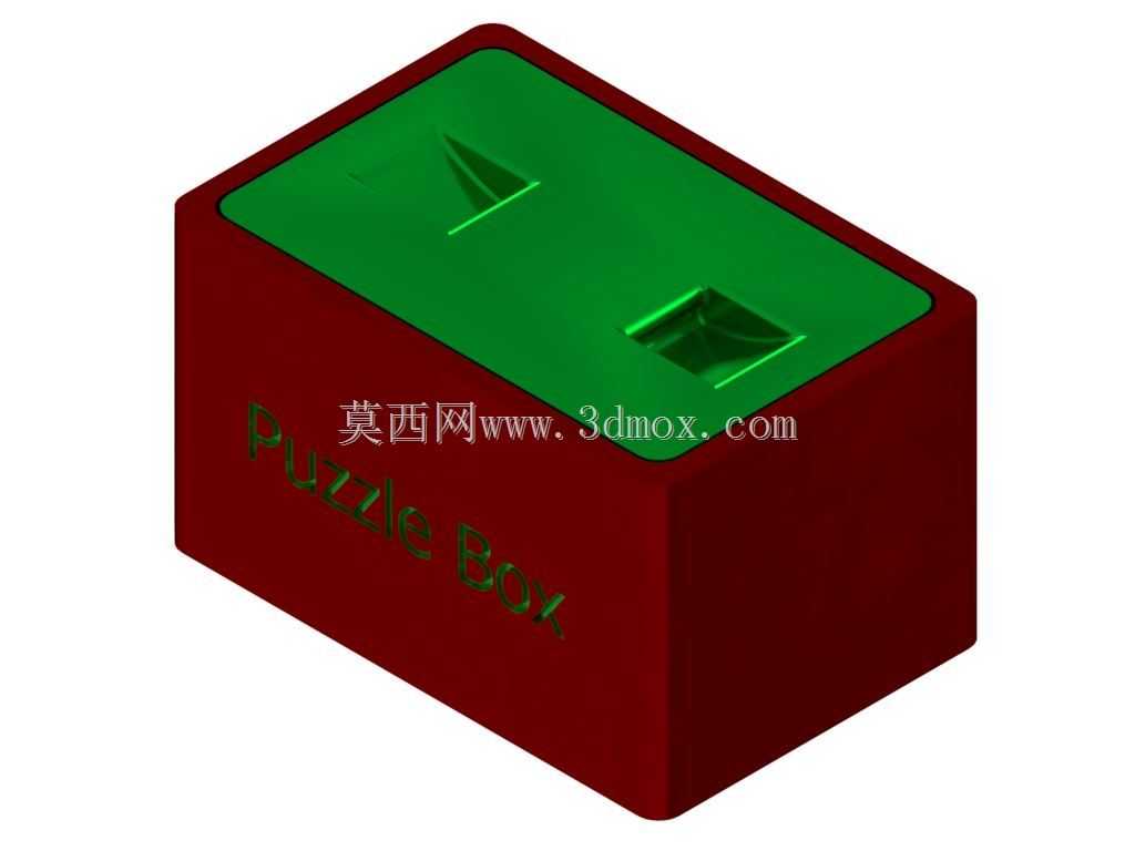 指甲拼图盒-3D打印