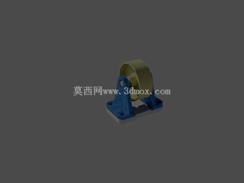工业重载定向支撑脚轮结构设计