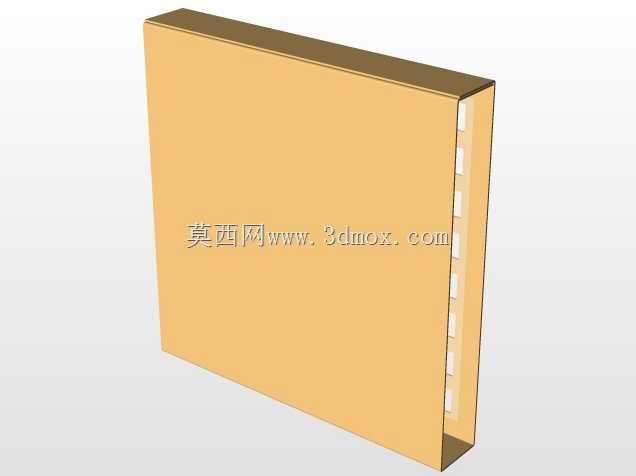 分格带内托巧克力礼盒结构设计