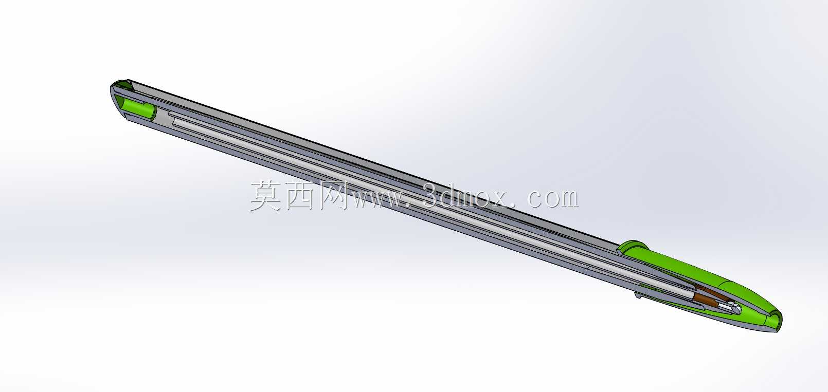 1.6mm比例尺1:1的复制笔双晶