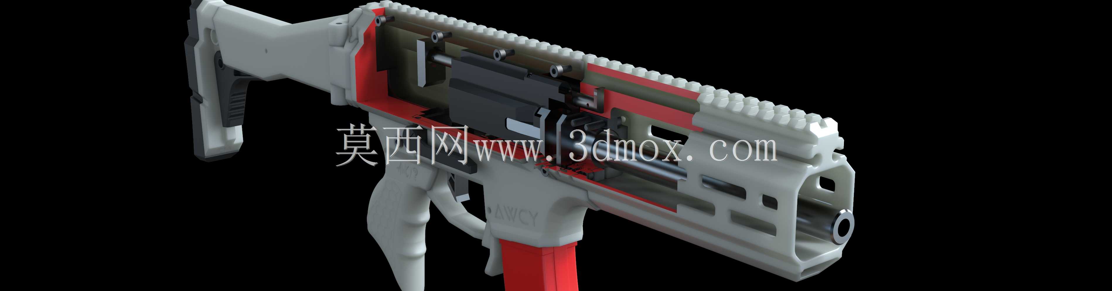 AWCY Scz0rpion EVO 3D可打印火器