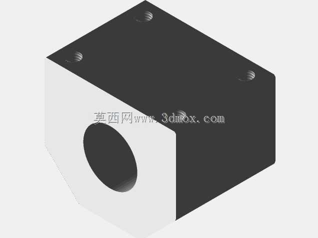 用于WorkHorse大型3D打印机Z轴的12mm丝杠螺母支架
