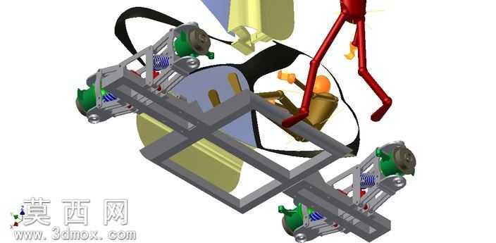 打开和关闭路2座电动、4部分X4辆车,可与普林特斯REPRAP3D打印。
