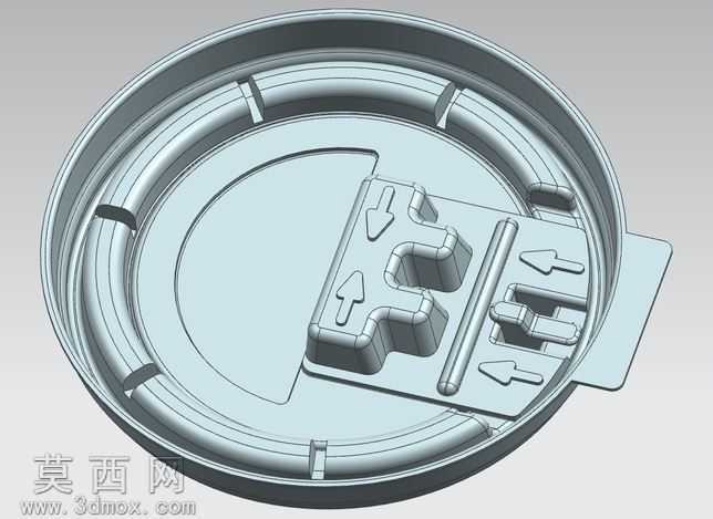 咖啡盖2腔压缩模