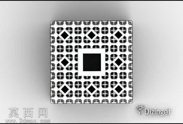 门格尔海绵-数学艺术由@Dizingof