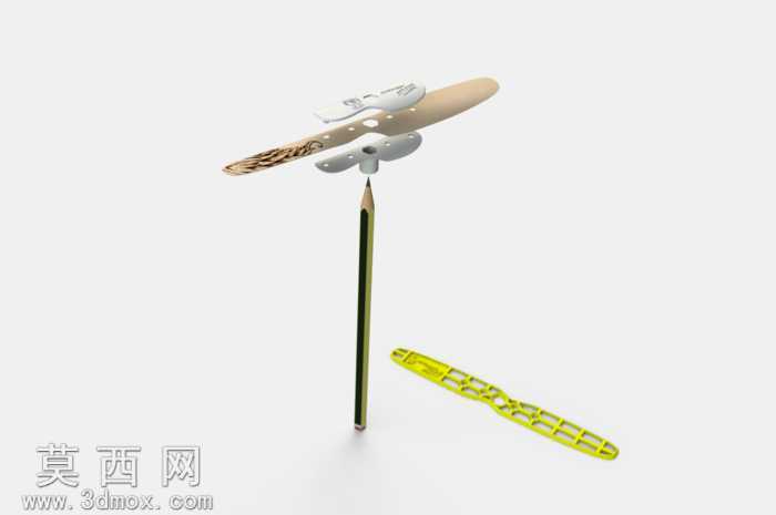 文具的攻击!手纺直升机