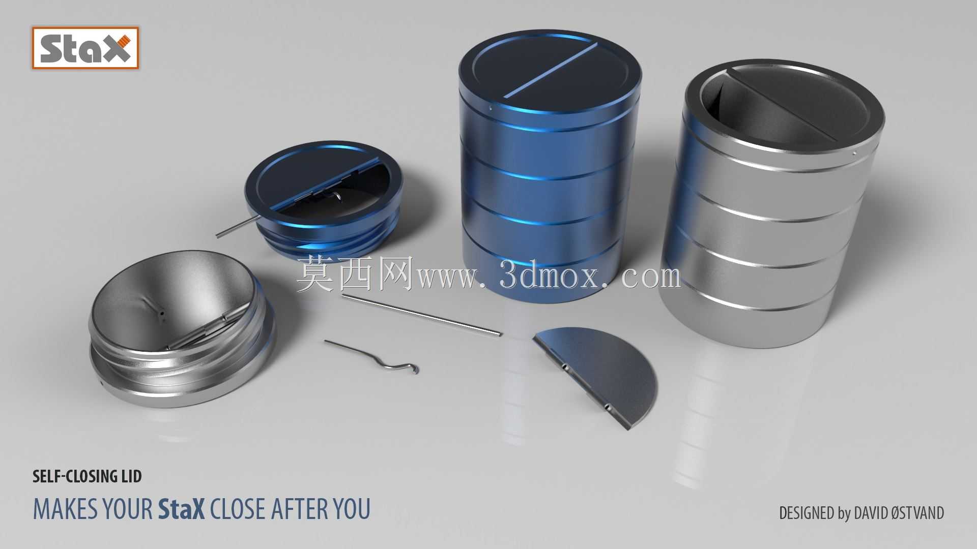 StaX Design 6自动关闭盖