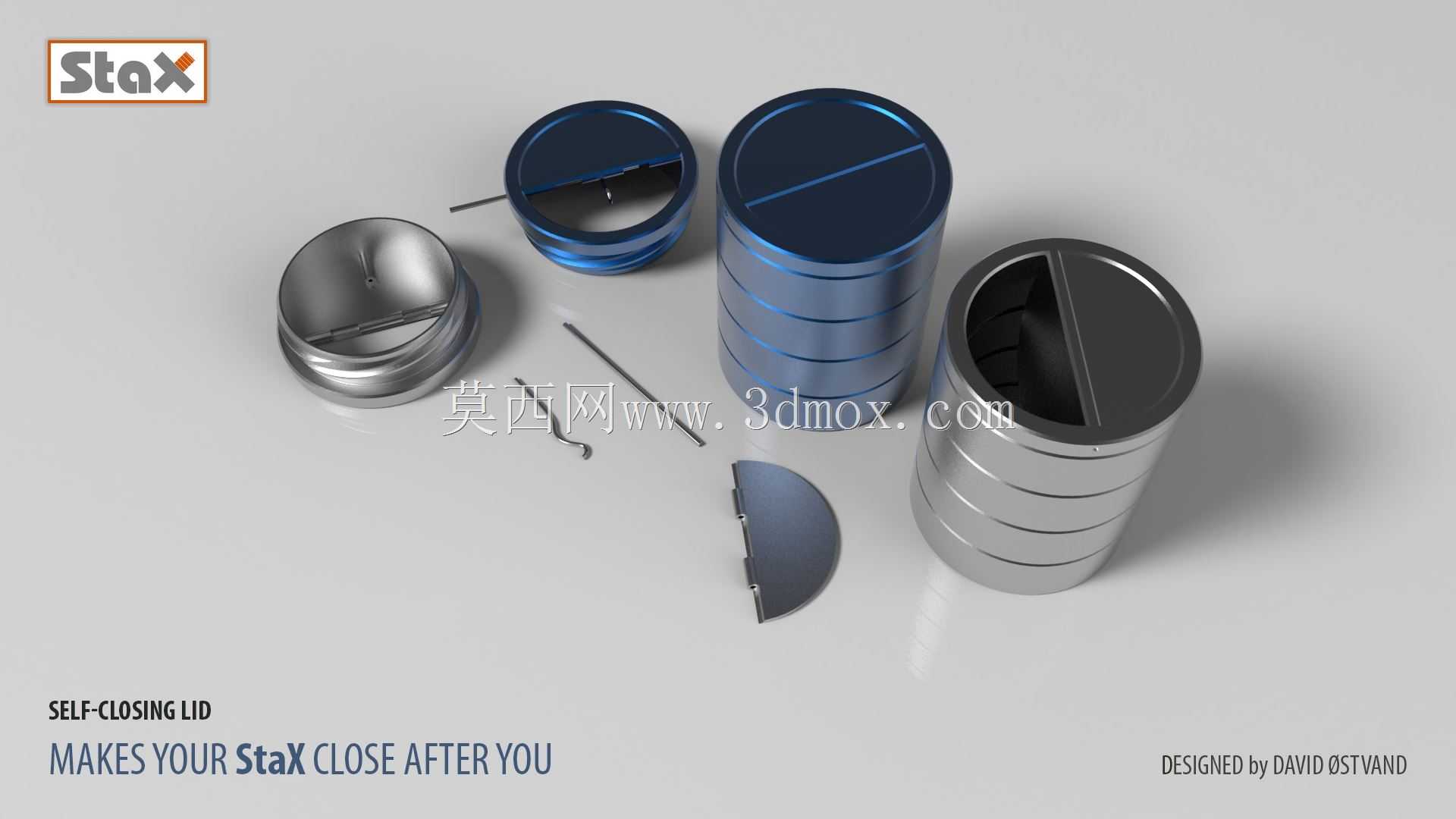 StaX Design 6自动关闭盖