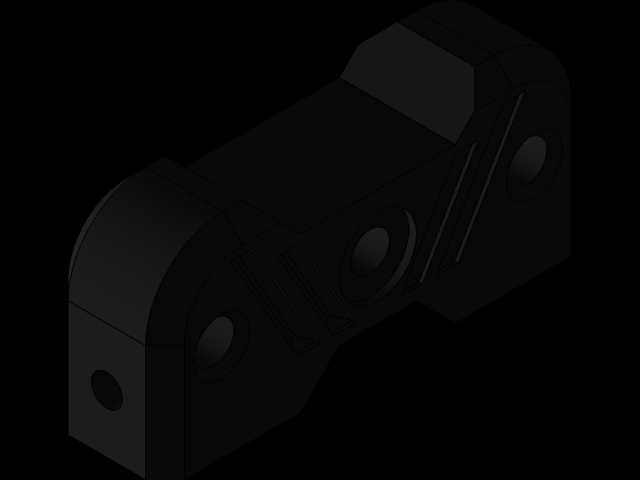 线性执行器平移3D打印安装