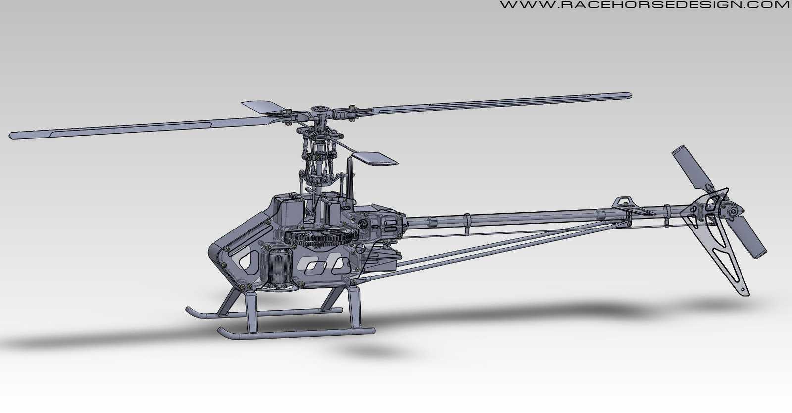 Trex 700 Nitro Solidworks