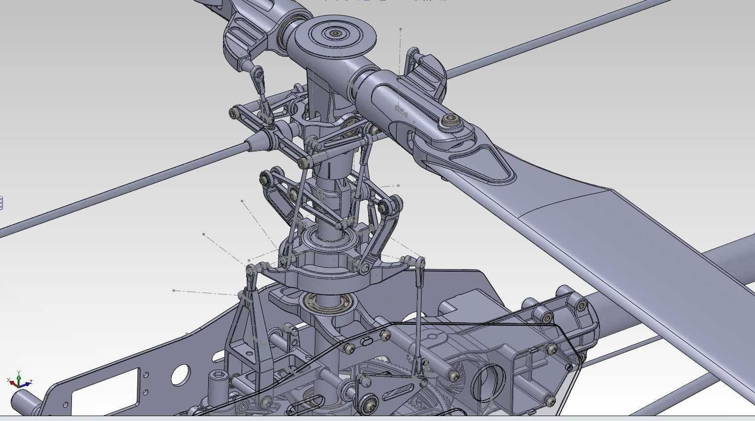 Trex 700 Nitro Solidworks