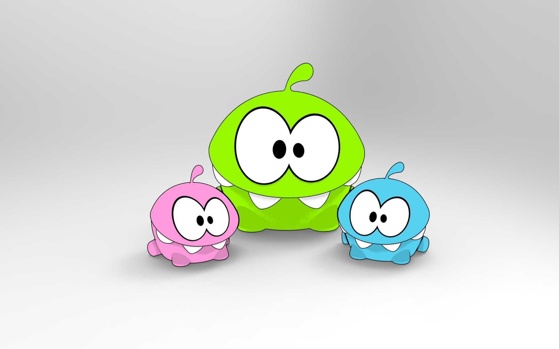 �������ӣ�Om Nom\u0026 kids