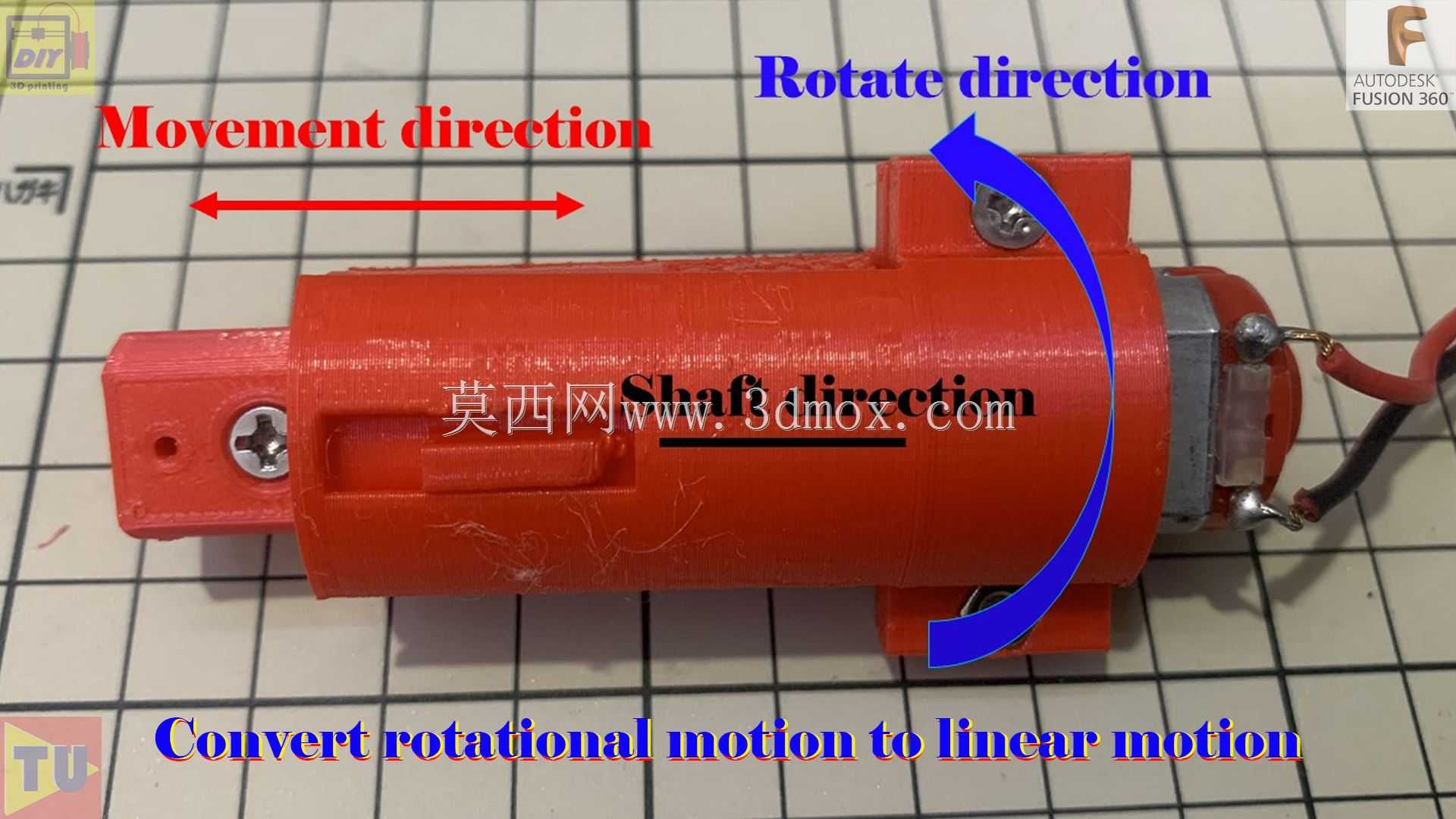 将旋转运动转换为线性运动